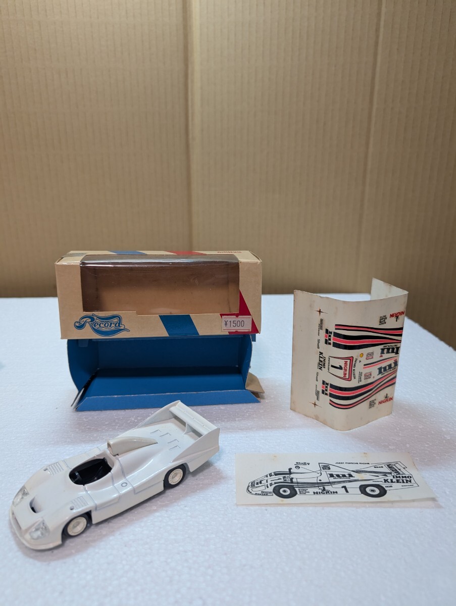 絶版ミニカー RECORD 1/43 PORSCHE 936 LUI NURBURGRING 81 solldo PORSCHE 936 LEMANS 1977 ベース MADE IN FRANCE