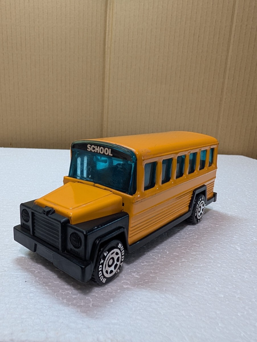 1980年 当時物 BUDDY L バディリー PRESSED STEEL SCHOOL BUS ブリキ玩具　スチール製 スクールバス アメリカンスクールバス