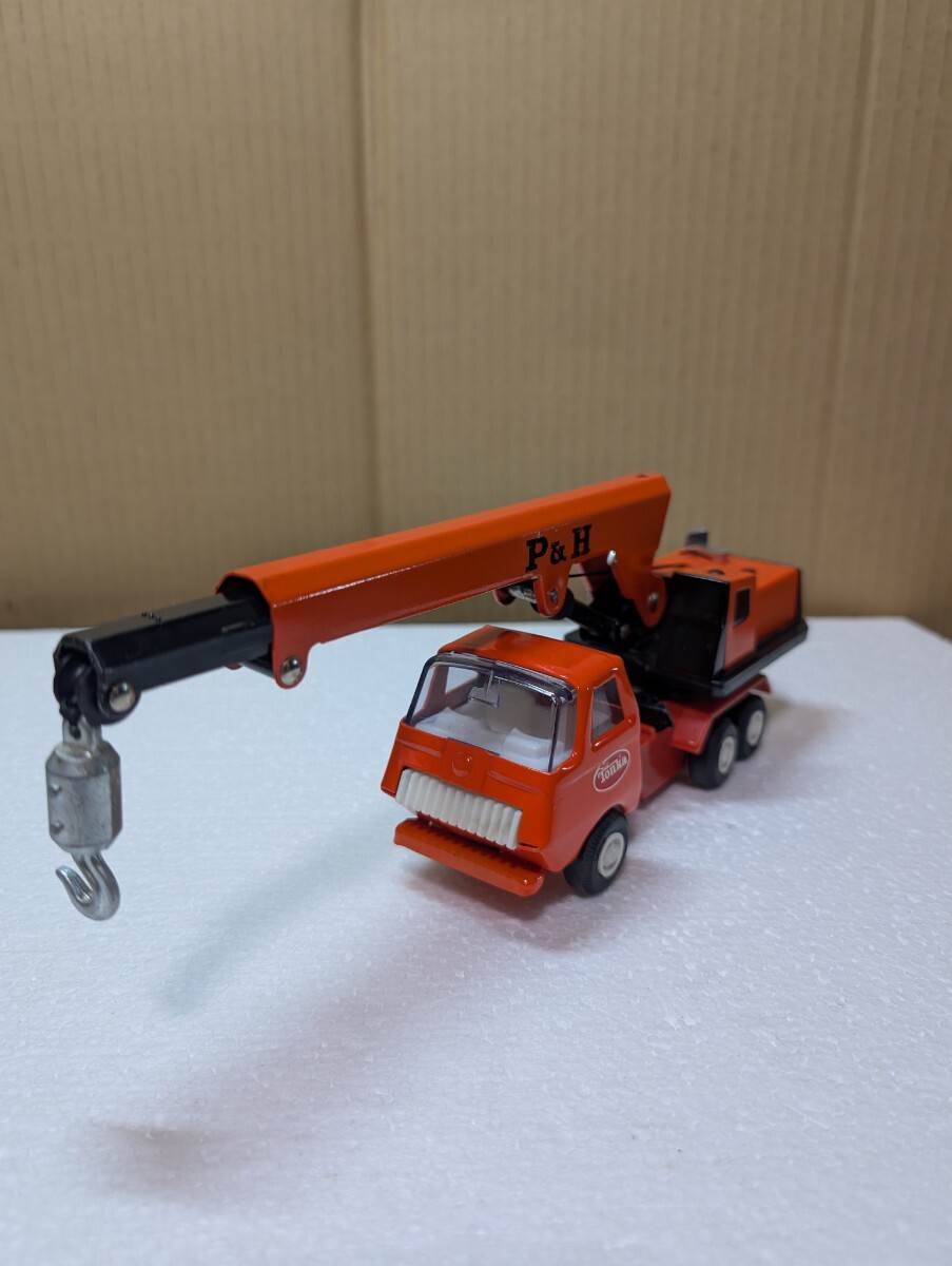 1970年代 当時物 Tonka トンカ クレーントラック 680 P&H ブリキ玩具 MADE IN JAPAN 現状品