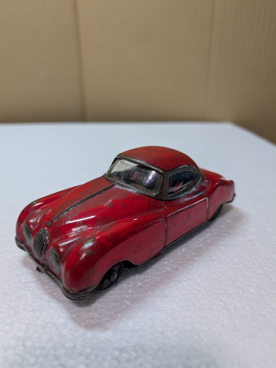 1950年代 当時物 ブリキ玩具 ブリキ自動車 ブリキ車 イチムラ？ ジャガー XK120 JAGUAR MADE IN JAPAN 現状品
