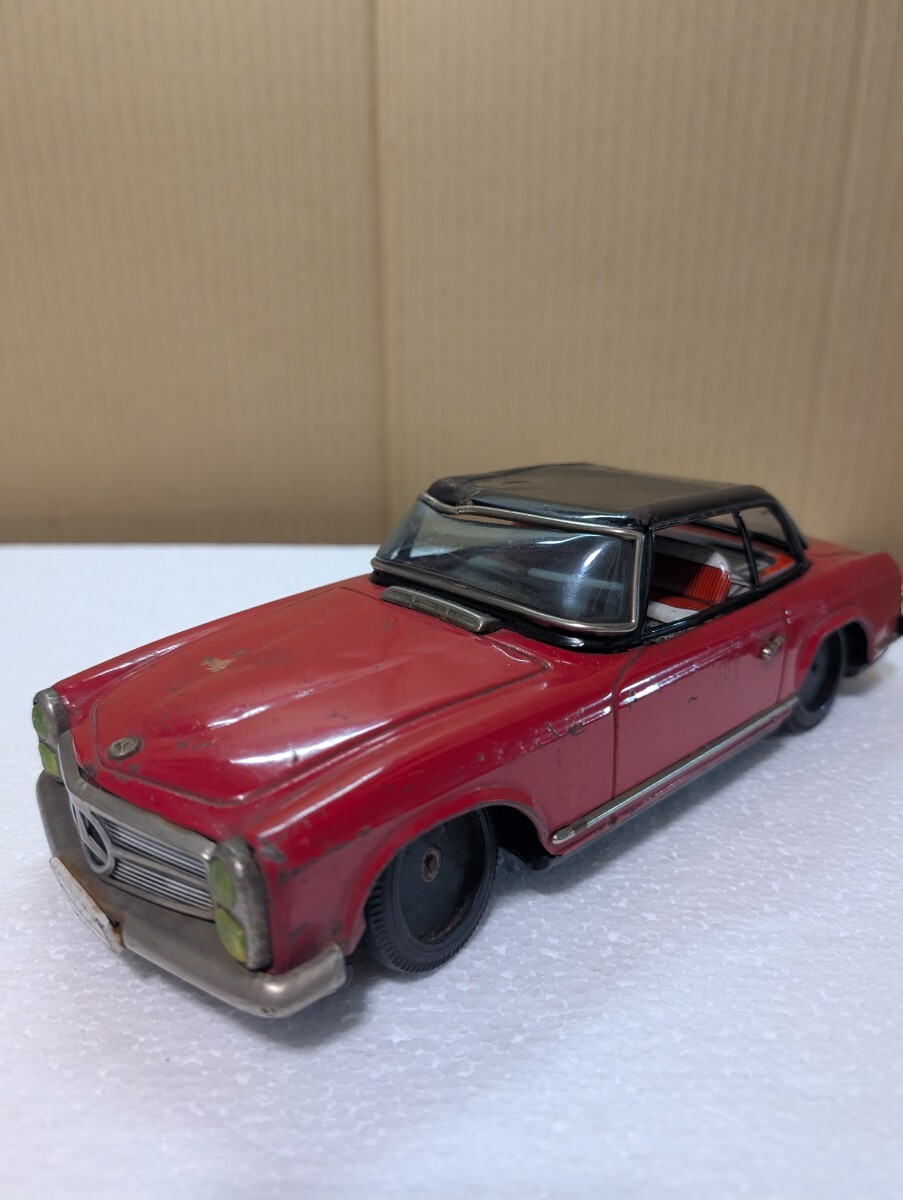 1960年代 当時物 ブリキ玩具 アルプス商事 メルセデスベンツ230SL Mercedes-Benz 230SL カブリオレ 現状品 MADE IN JAPAN