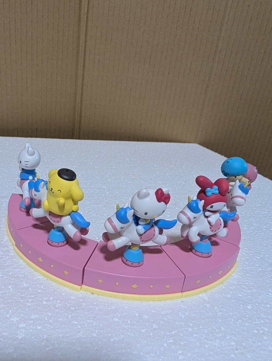 絶版 Shaky! シェイキー SANRIO サンリオ キャラクターズ メリーゴーランド ガチャ ポムポムプリン マイメロディ ハローキティ 全5種