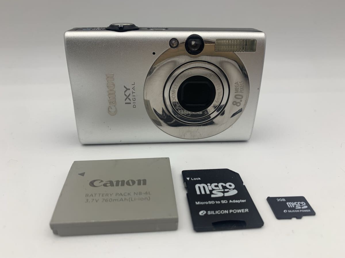 動作品 Canon IXY DIGITAL 20 IS PC1271 800万画素 光学3倍ズーム 液晶2.5インチ 8.0 MEGA PIXELS デジタルカメラ キャノン イクシー 