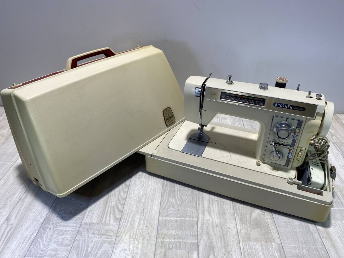 【★】BROTHER PACESETTER ペースセッター ミシン 裁縫 手工芸 ZZ2-B711F【通電確認済/現状品】（PN6D-45）