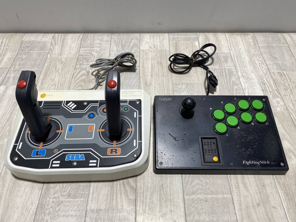 【☆】SEGA HORI ツインスティック ゲーム コントローラー HSS-0151 HSS-07【未確認/現状品】（PN6D-48）
