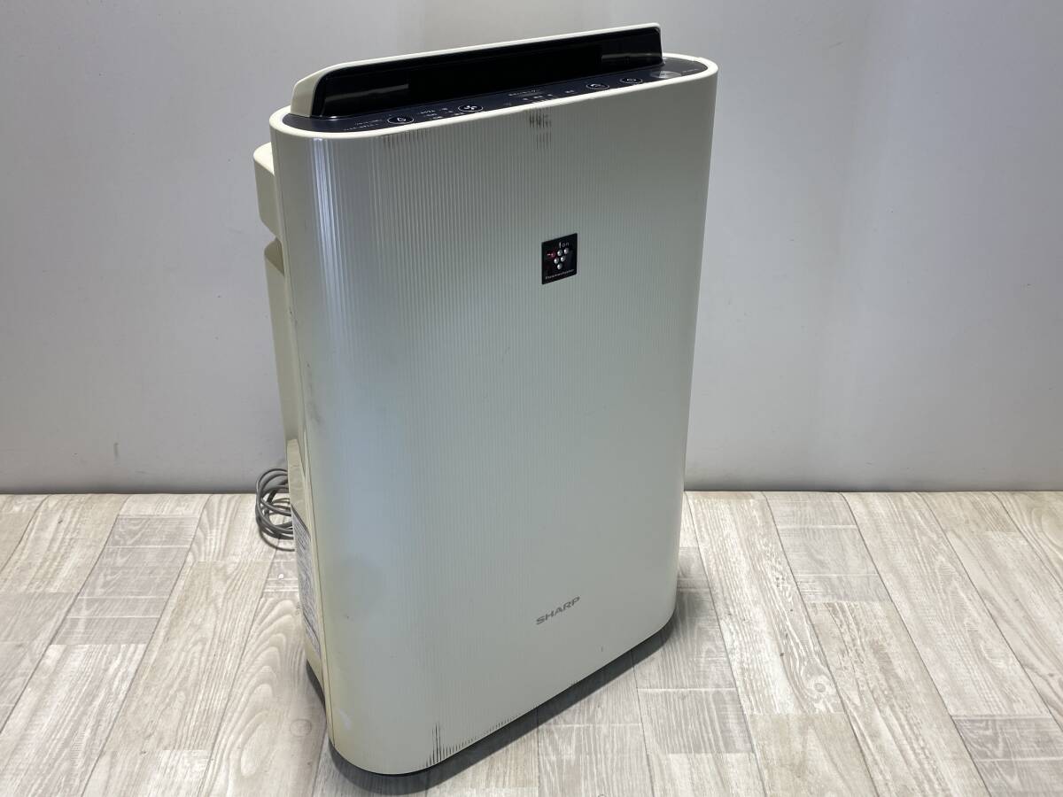【☆】SHARP 加湿 空気清浄機 プラズマクラスター 空調 KC-50TH3-W【通電確認済/現状品】（PN6D-49)