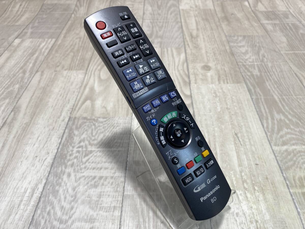 【☆】 Panasonic 純正 リモコン テレビ TV BD ブルーレイ レコーダー　N2QAYB000297 【動作確認済/現状品】 （PN6D-64）
