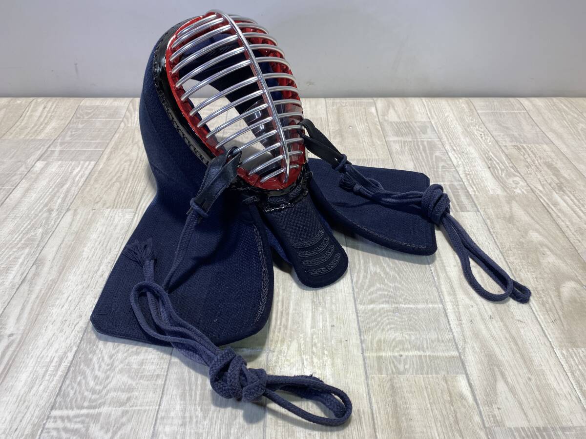 ☆剣尚堂 剣道　面　中学生　小学生　ジュラルミン 【 現状品 】 （PN6D-73）