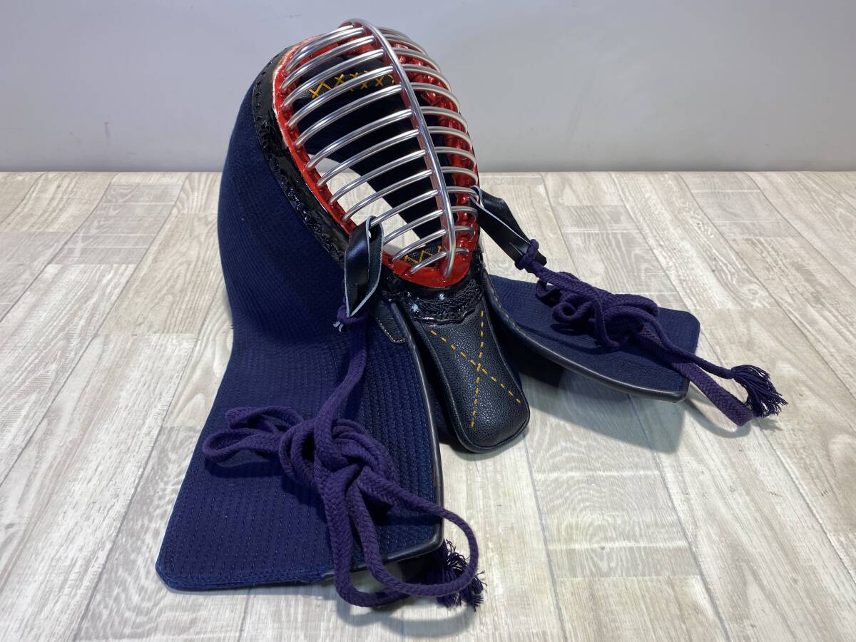 ☆剣道　面　中学生　小学生　ジュラルミン 【 現状品 】 （PN6D-74）