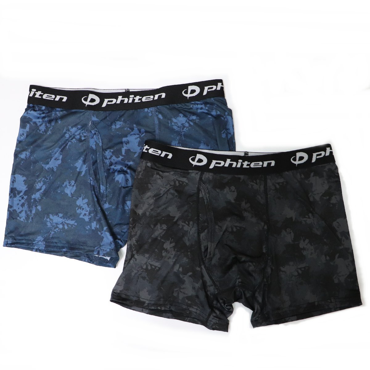 ★ファイテン Phiten 新品 メンズ アクアチタン 迷彩 下着 ボクサーブリーフ パンツ 2枚セット SET XLサイズ[KOS5840-LL]一 WEA★QWER★