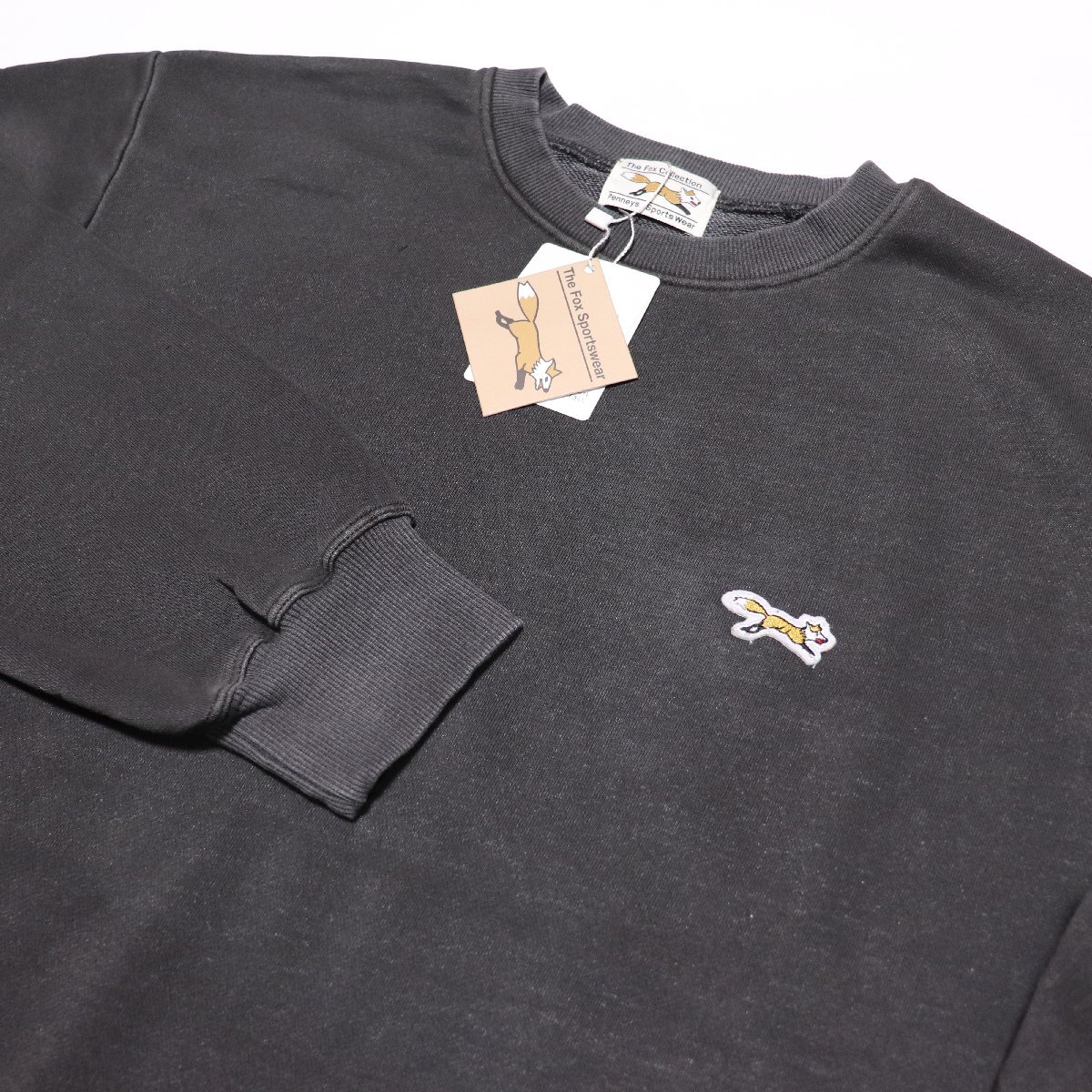 ★ペニーズ PENNEYS 新品 メンズ ヴィンテージ加工 へビーウェイト スウェット トレーナー 春秋 黒[LS913-8-L] 一 三 弐★QWER★