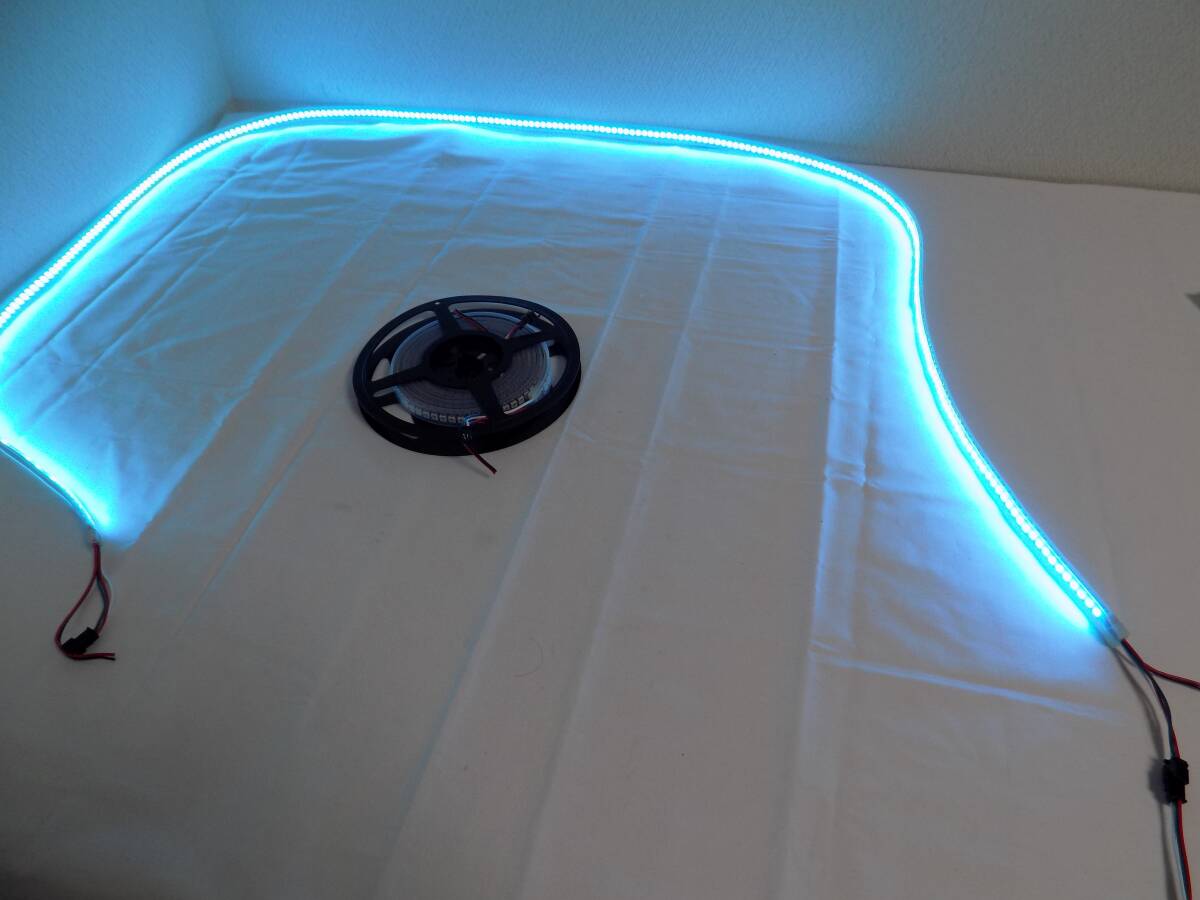 【Ｂ】☆ネオピクセルRGB　LEDテープライト　シリコンチューブ 簡易防水/DC5V電源/ケース巾15mm/テープ巾12mm☆　２ｍ2本セット　送料込み