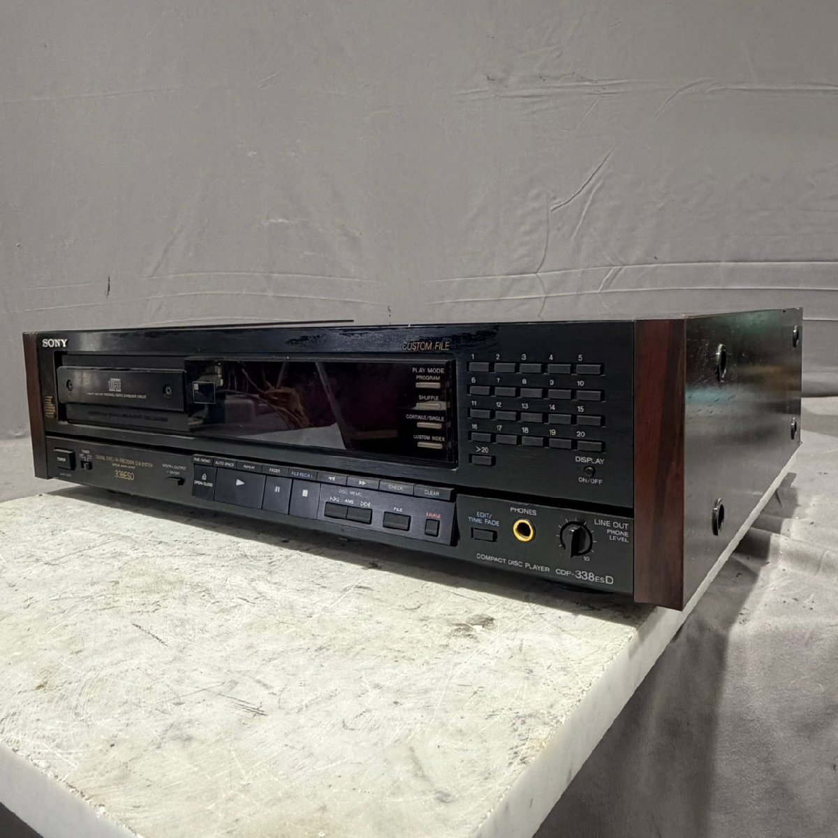 【J】 SONY CDP-338ESD CDプレイヤー ソニー 3253517