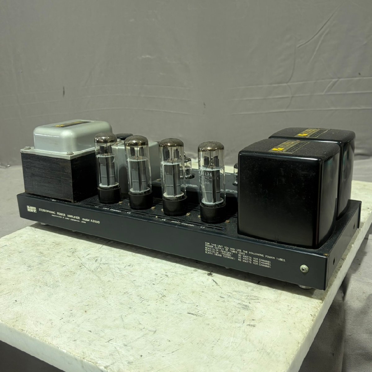 【C】 LUXMAN A3500 真空管アンプ ラックスマン 194517