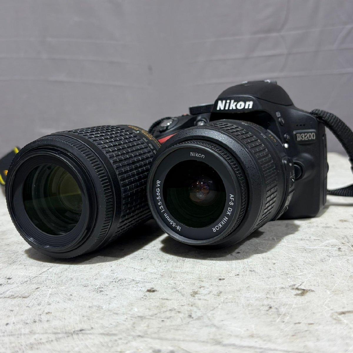【D】 Nikon D3200 ダブルレンズセット 一眼レフカメラ ニコン 186549