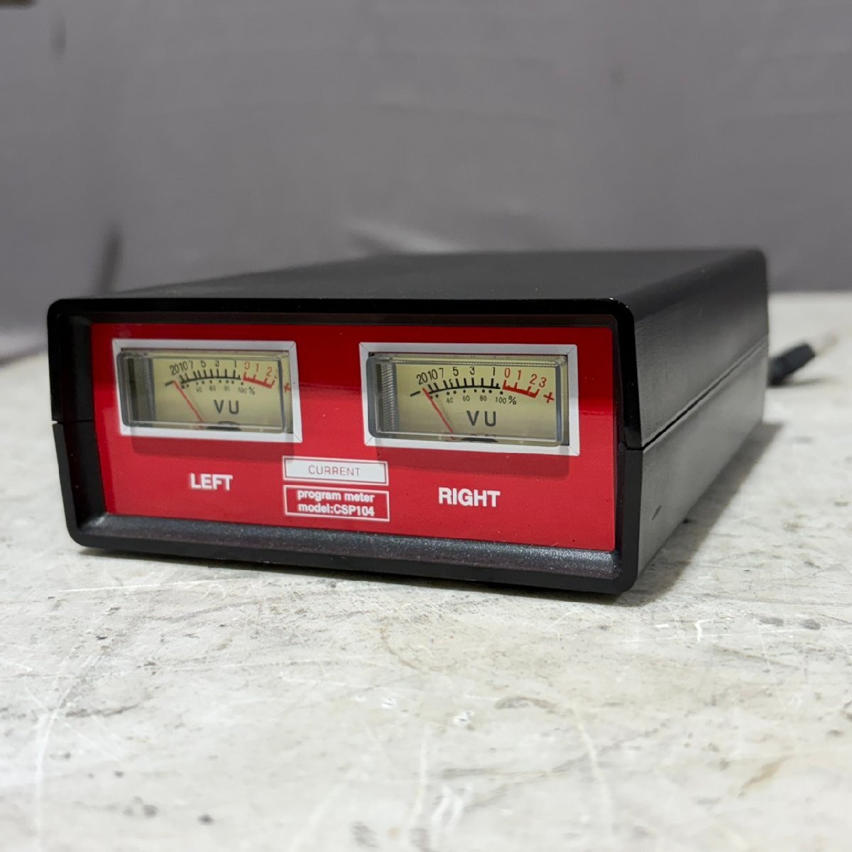 【G】 CURRENT CSP104 ステレオVUメーター カレント 186527