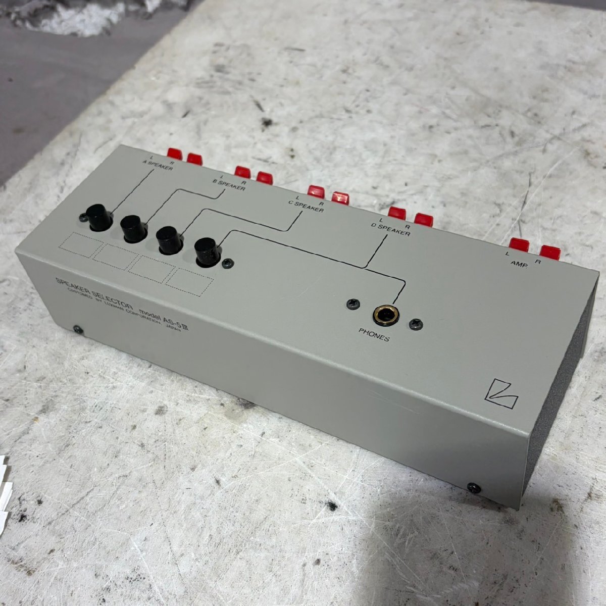 【C】 LUXMAN AS-5III① スピーカーセレクター ラックスマン 194490