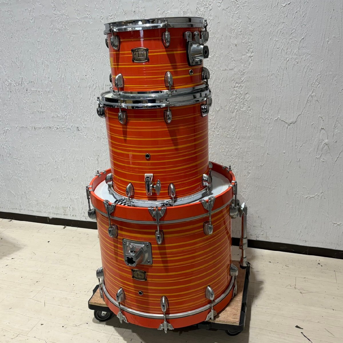 【C】 YAMAHA CLUB CUSTOM ドラム3点セット ヤマハ 186536
