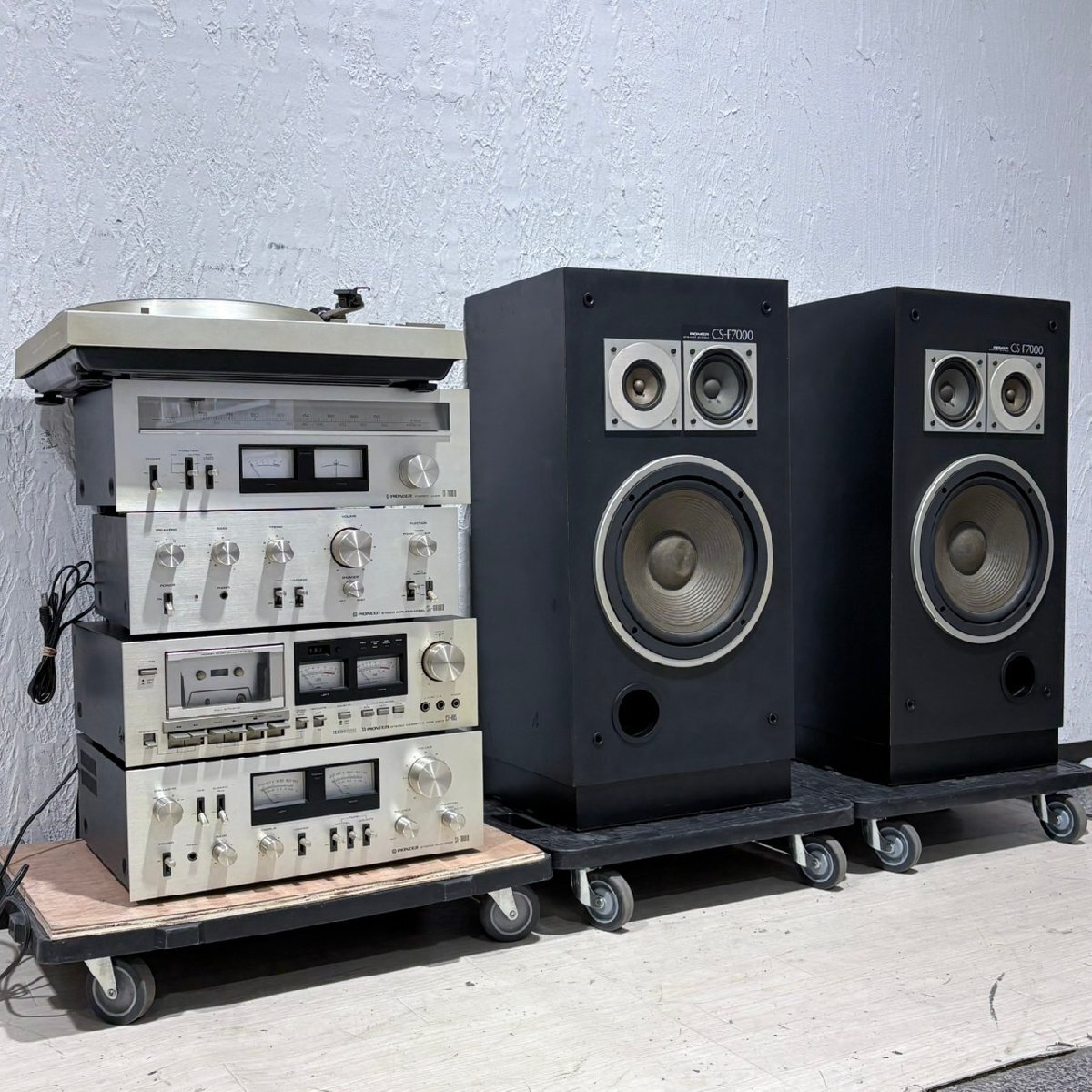 【G】 Pioneer TX-7800ll / SA-7800ll / CT-405 / SA-6600 / CS-F7000 / PL-340 システムコンポ パイオニア 3253962