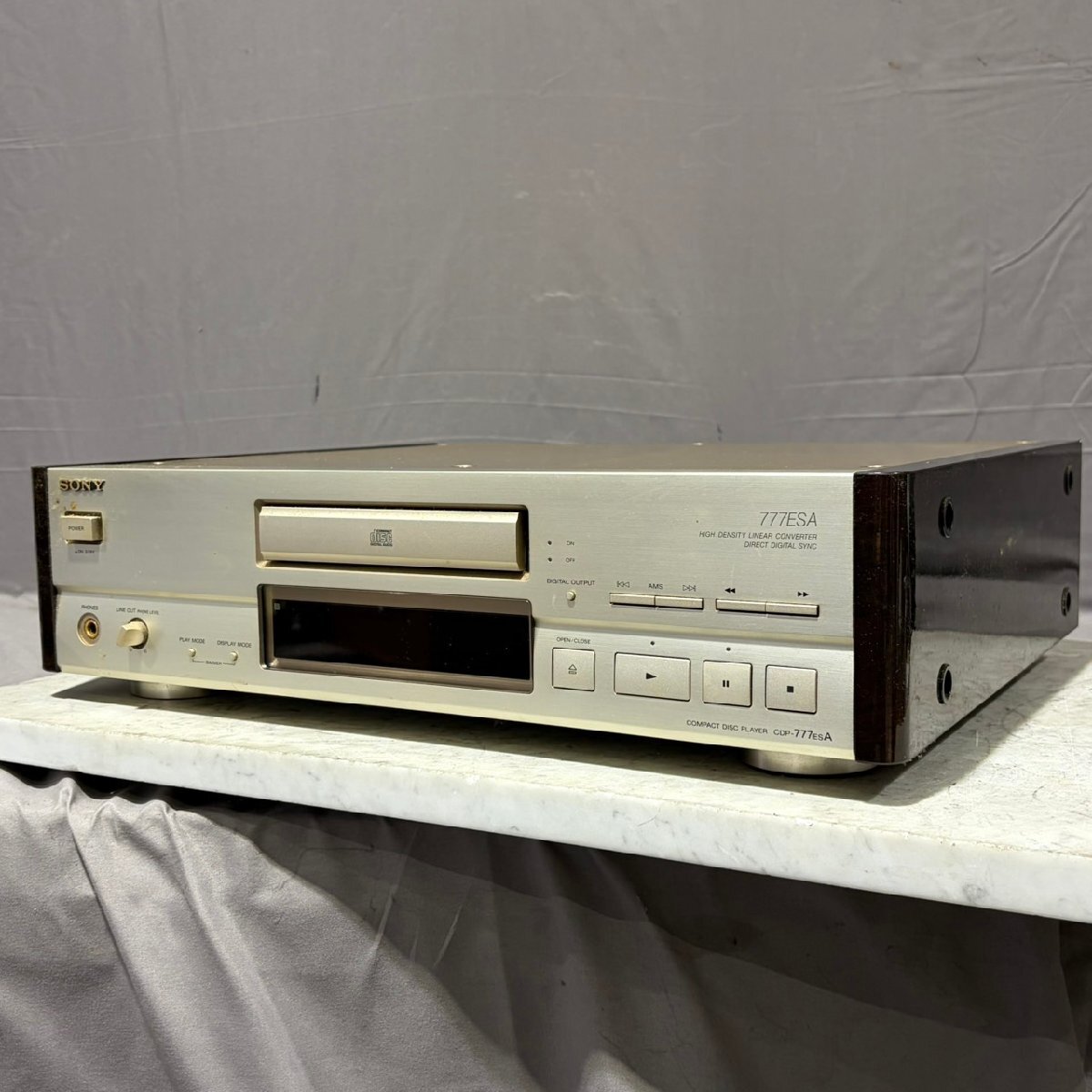 【C】 SONY CDP-777ESA CDプレイヤー ソニー 3253788