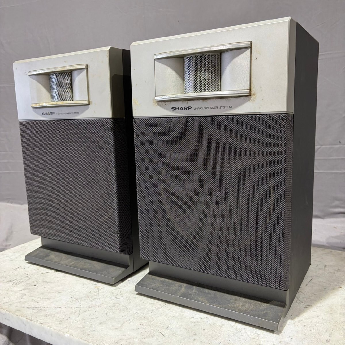 【C】 SHARP VZ-V3 ペアスピーカー シャープ 186599