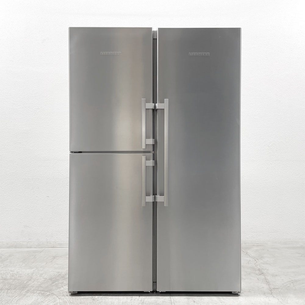 〓 リープヘル LIEBHERR サイドバイサイド型 冷凍冷蔵庫 2021年製 SBSes 8484 PremiumPlus 758L 昇圧トランス付 定価：170万円以上