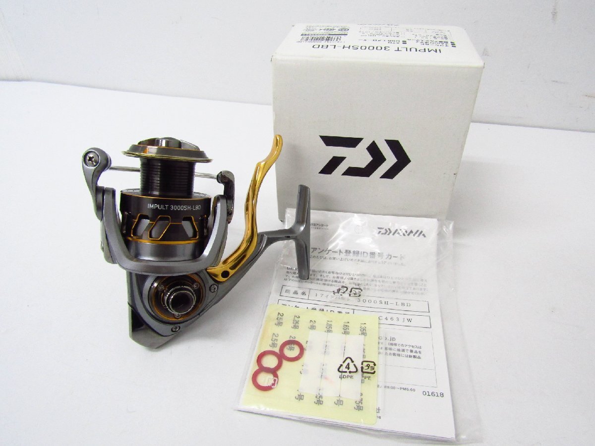 Daiwa ダイワ IMPULT 3000SH-LBD インパルト リール 釣り具 ▼SP12494