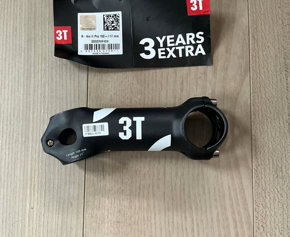 ★1点のみ 新品 3T ARX II PRO 100mm ＋/-17° 31.8mm OS 即決