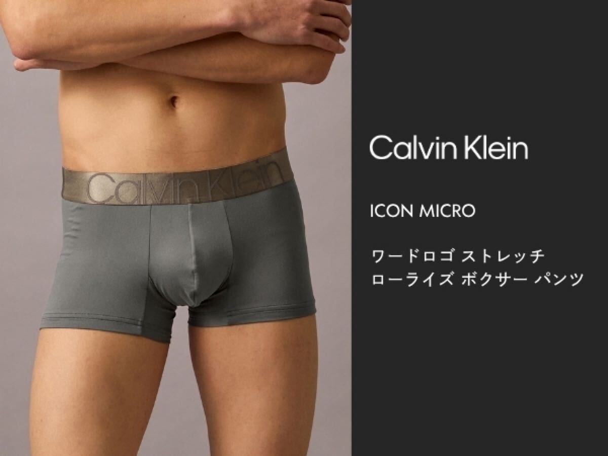 カルバンクライン ボクサーパンツ XL ICON MICRO ローライズトランクス アンダーウェア NB2540