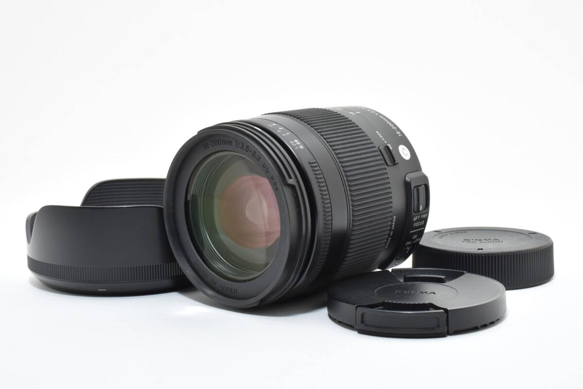 ★動作OK★ SIGMA 18-200mm F3.5-6.3 DC MACRO OS HSM CONTEMPORARY Nikon Fマウント シグマ デジタル一眼レフ 望遠レンズ ニコン用 #2795