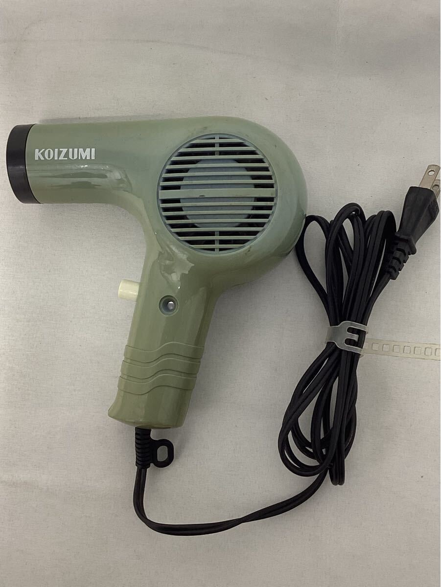 昭和　レトロ　KOIZUMI コイズミ ヘアー ドライヤー KHD-430 450W オブジェ　アンティーク　インテリア　中古　動作確認済み