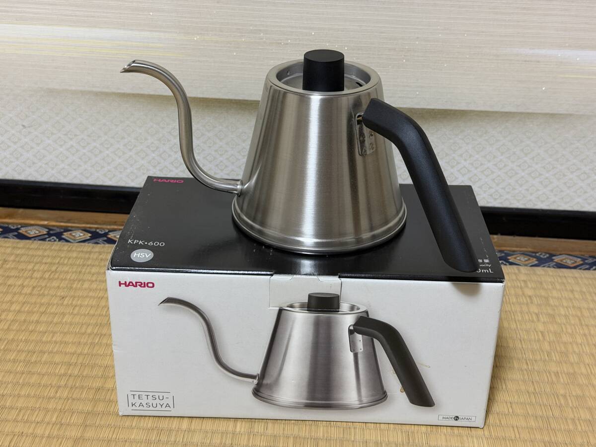 ハリオ プアコントロールケトル・粕谷モデル HARIO KPK-600-HSV