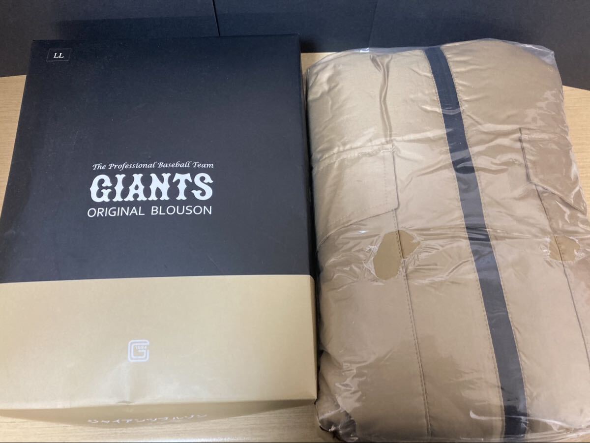 M【7e177】 読売新聞 当選非売品 ジャイアンツブルゾン サイズLL アウター ジャンバー ジャイアンツ GIANTS 