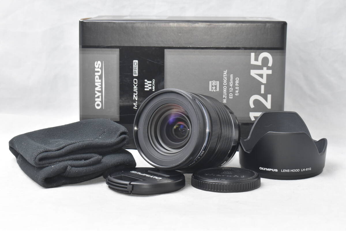 良品 OLYMPUS オリンパス M.ZUIKO DIGITAL ED 12-45mm F4.0 PRO 元箱
