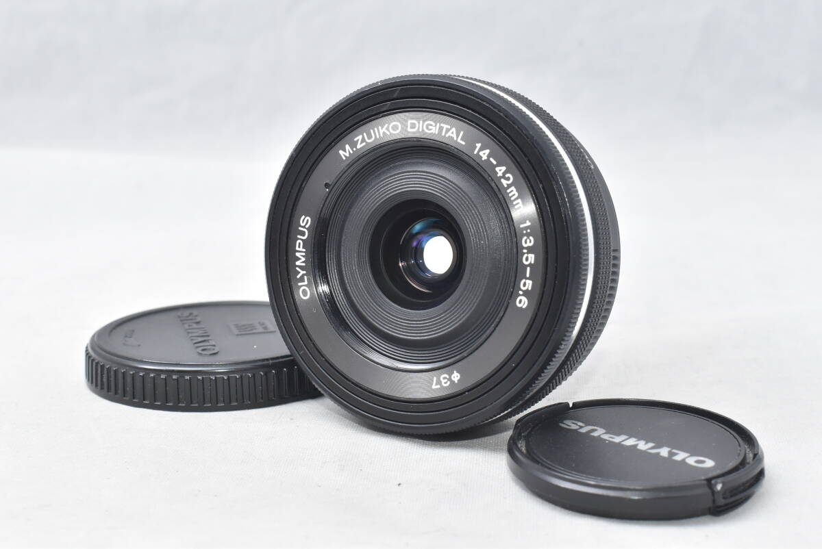 OLYMPUS オリンパス M.ZUIKO DIGITAL ED 14-42mm F3.5-5.ブラック6 EZ MSC 