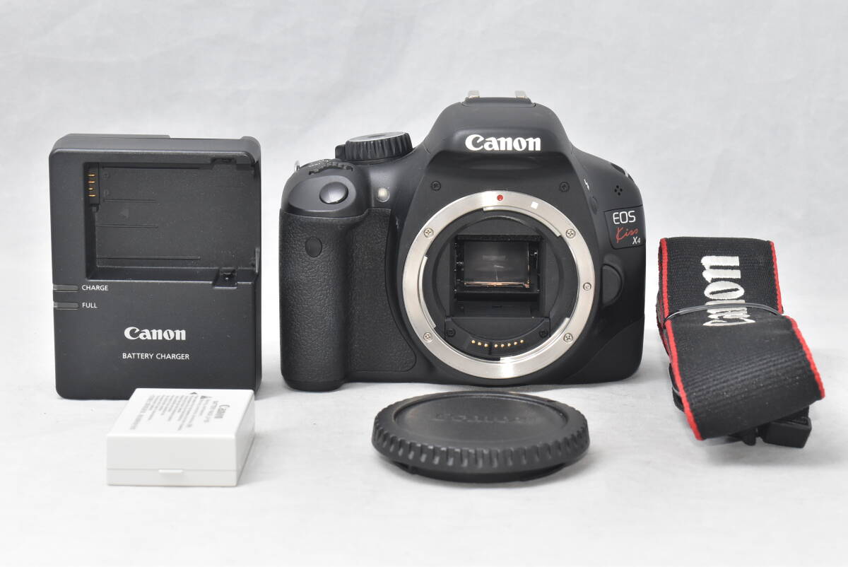 良品 Canon キヤノン EOS Kiss X4 ボディ デジタル一眼レフカメラ ショット数879枚