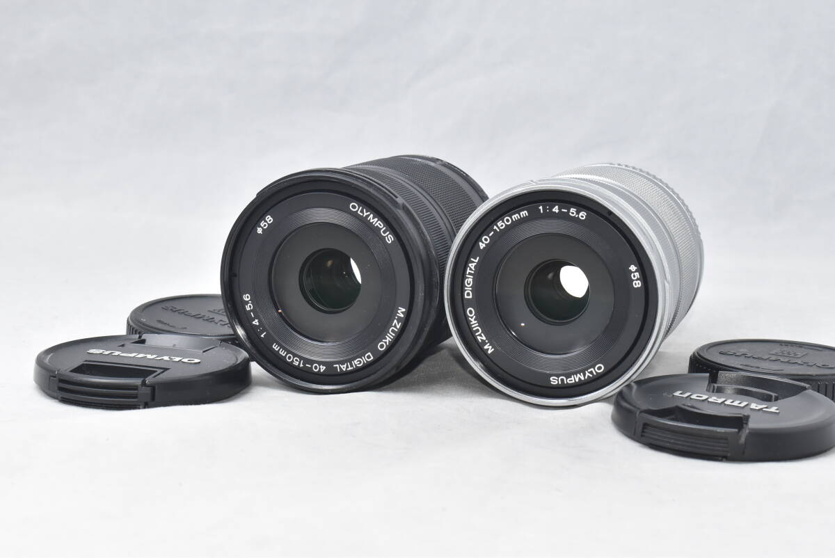 OLYMPUS オリンパス ED 40-150mm F4-5.6 R ブラック シルバー 2本セット