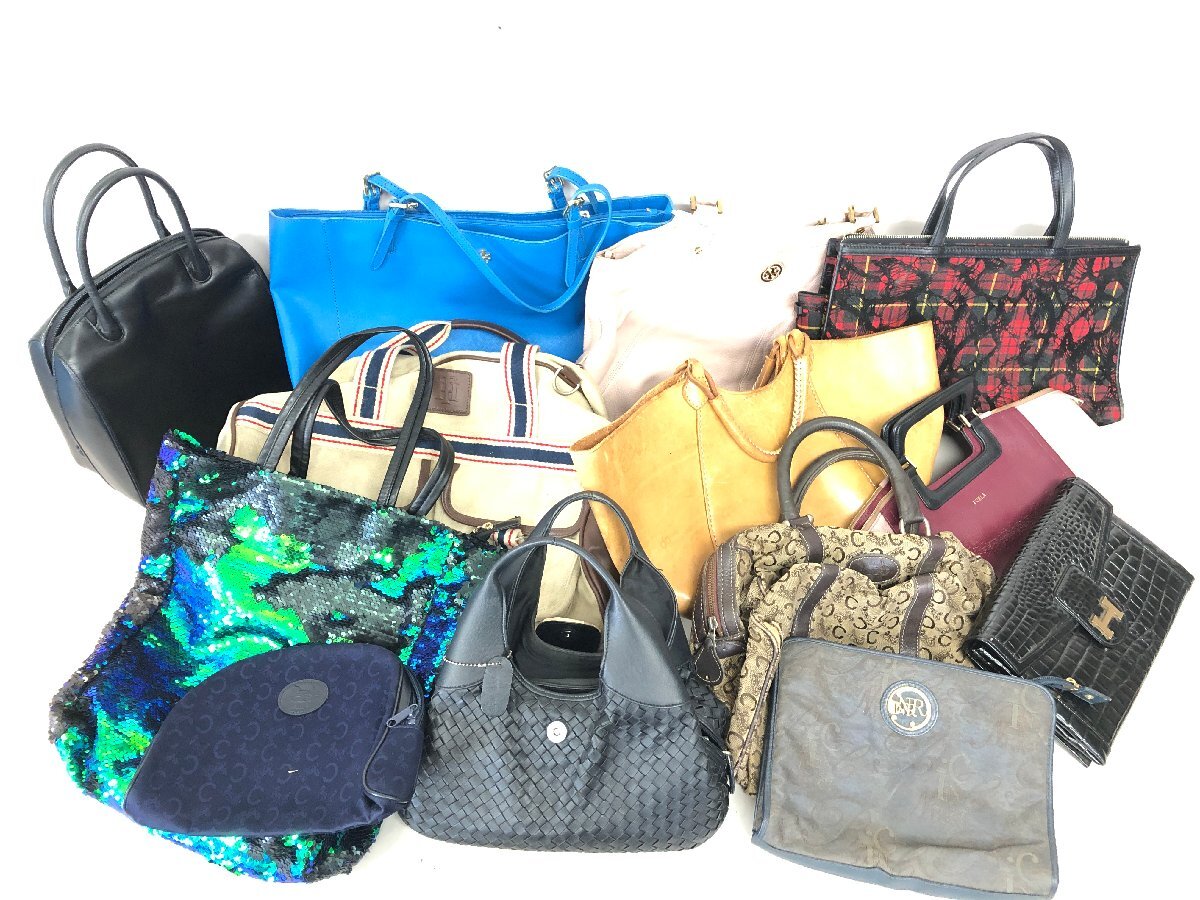 TORY BURCH FURLA 他 バッグ 13点 まとめ売り トート ショルダー 中古 #0402-3a