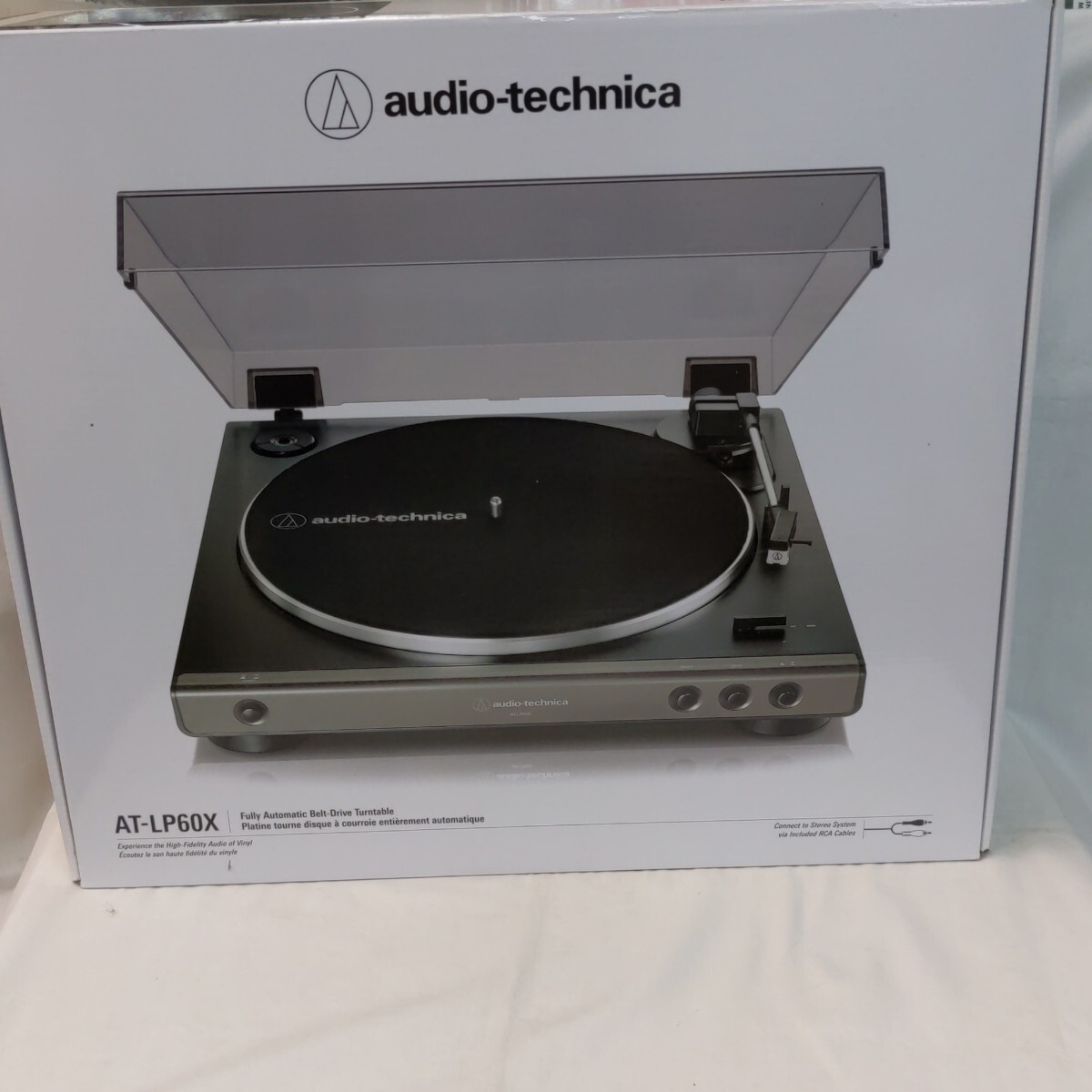 未開封・未使用　レコードプレーヤー（ターンテーブル） AT-LP60X DGM ダークガンメタリック オーディオテクニカ