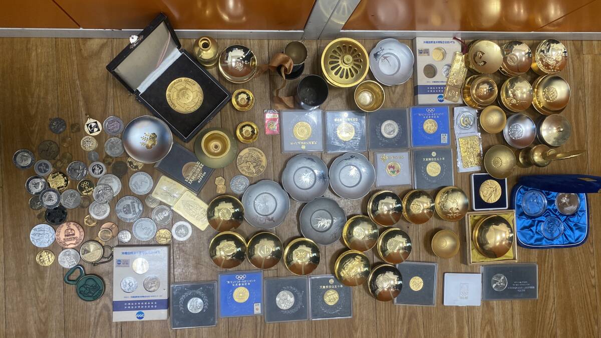 24KGP 金杯 大量 まとめ メッキコイン 金メッキ K24GP 盃 コレクション