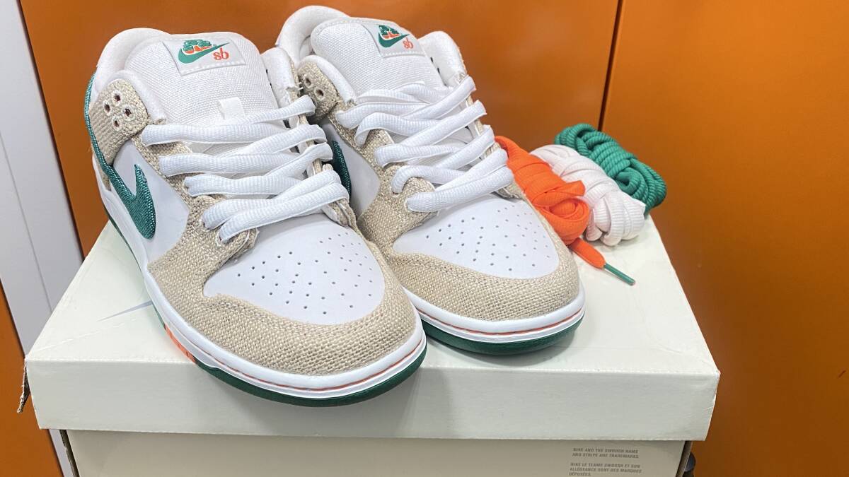 未使用】US8/26.0㎝ Jarritos×NIKE/ハリトス×ナイキ SB DUNK LOW/ダンクロー ファントムアンドマラカイト FD0860-001