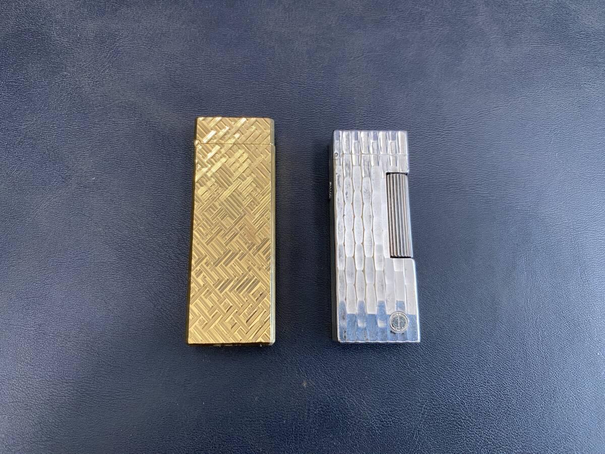 【火花確認済み】Colibriコリブリのガスライター　dunhill ローラー式ガスライター