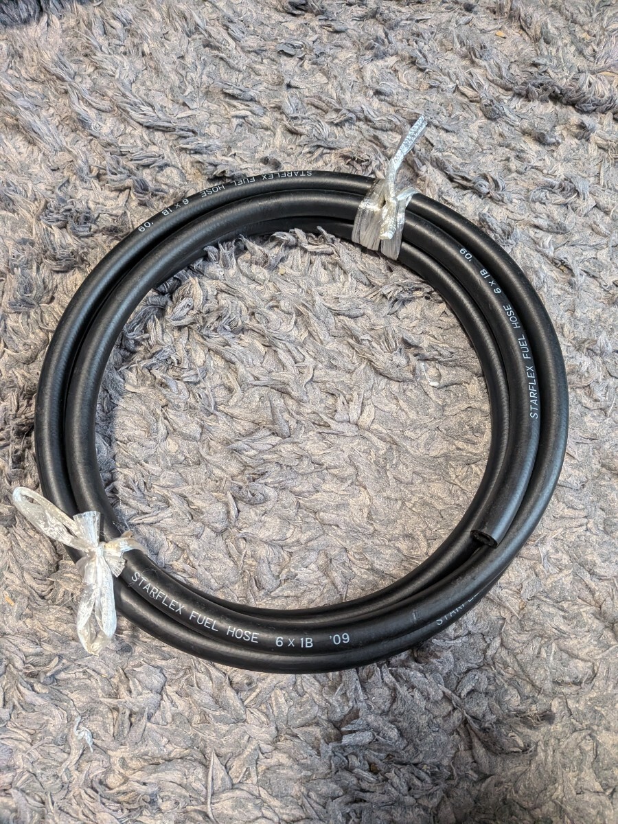 旧車　空冷フィアット　STARFLEX（スターフレックス）フューエルホース（燃料ホース）未使用品2.5m