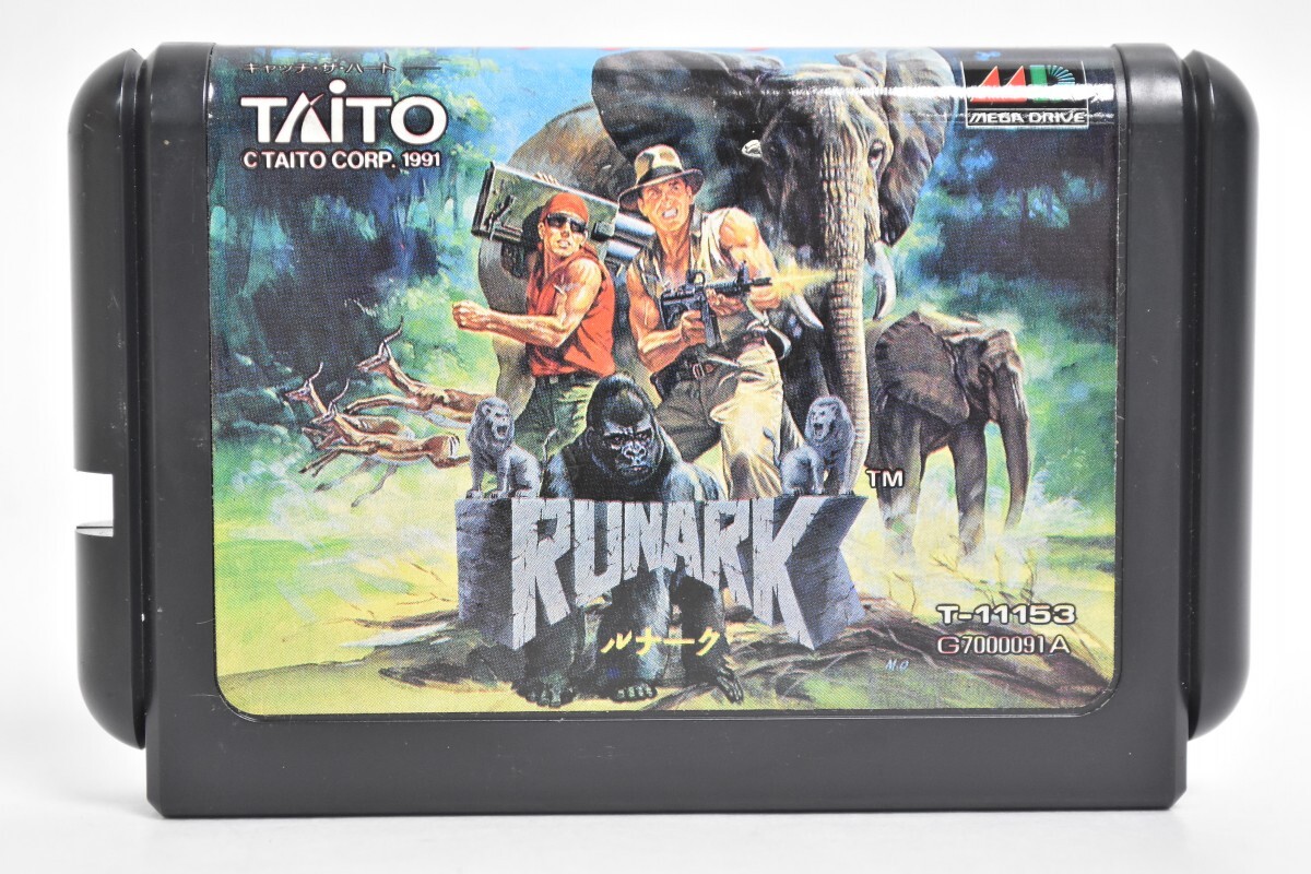 動作品 MD メガドライブ ルナーク RUNARK ゲーム ソフト カセット 当時物 レトロ TAITO タイトー RT-943M/012