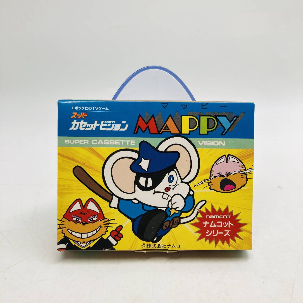 【P-C】激レア 箱付 美品 MAPPY マッピー スーパーカセットビジョン SUPERCASSETTEVISION ナムコ namcot エポック社 レトロ 動作未確認