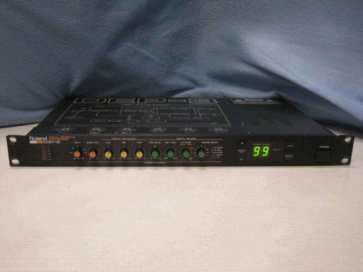 ローランド Roland DEP-3 デジタル・エフェクツ・プロセッサー整備済み◎動作品