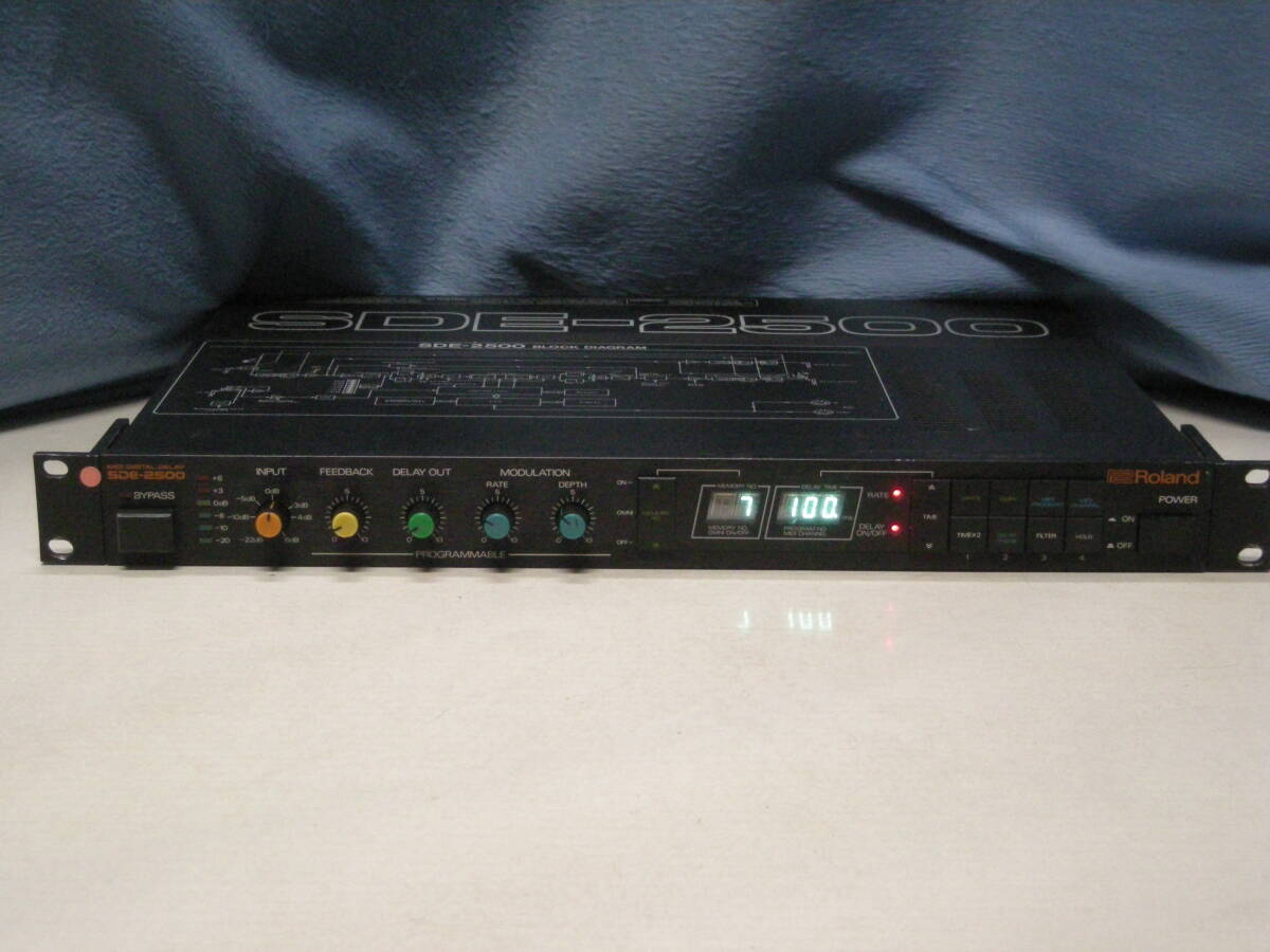 ローランド Roland SDE-2500 MIDI デジタル・ディレイ◎整備済み動作品
