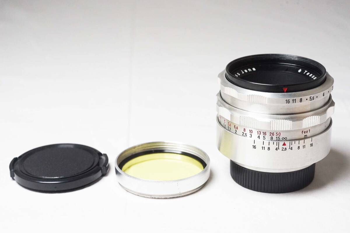 Carl Zeiss Jena Tessar 50mm f2.8 シルバー M42 カールツアイスイエナ テッサー