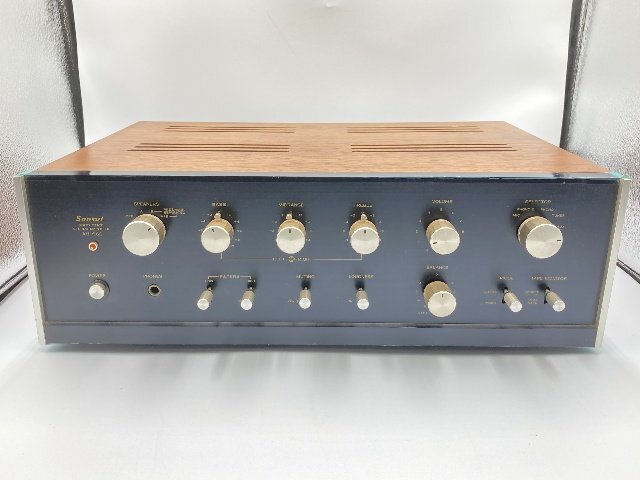 【ジャンク品】SANSUI サンスイ プリメインアンプ AU-666 山水 ∥ 755DE-1