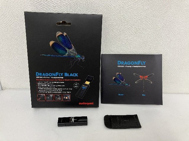 DragonFly ドラゴンフライ Black ブラック ヘッドホンアンプ 元箱付き Ж 755E0-4